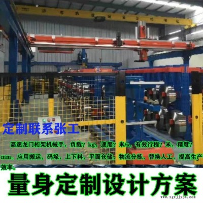 龍門(mén)式雙截三截 直線滑臺(tái) 重載型上下料機(jī)械手 機(jī)械臂抓取碼垛搬運(yùn)