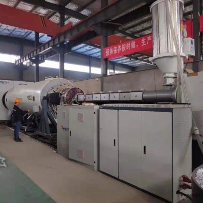 華仕達(dá)又一臺1380型保溫管設(shè)備在豫安投入生產(chǎn)