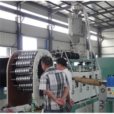陜西塑鋼纏繞管設(shè)備-青島科豐源塑料機械-中空壁塑鋼纏繞管設(shè)備
