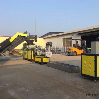 廢舊塑料再生造粒機報價-萊州凱達塑機滾刀機