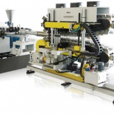 濟(jì)寧PVC塑鋼門窗擠出生產(chǎn)線-金緯機(jī)械常州