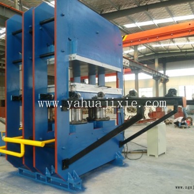 600T框式帶手動推拉模裝置平板硫化機(jī)