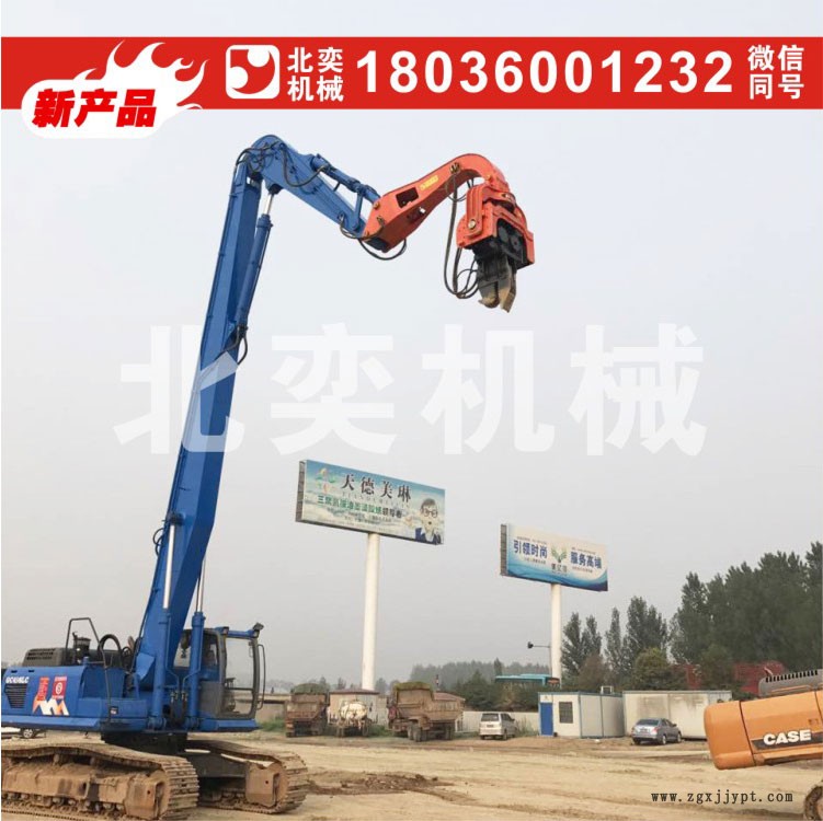 供應(yīng)北奕性能可靠速度快捷高頻建筑地基打樁機(jī)打樁錘價(jià)格供應(yīng)商 光伏發(fā)電樁液壓震動錘，震動打樁機(jī)，機(jī)械手震動打樁錘示例圖1