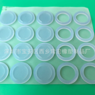 廠家生產(chǎn) 批發(fā)透明硅膠墊片圈 瓶蓋密封食品級(jí)專用平面硅膠墊圈